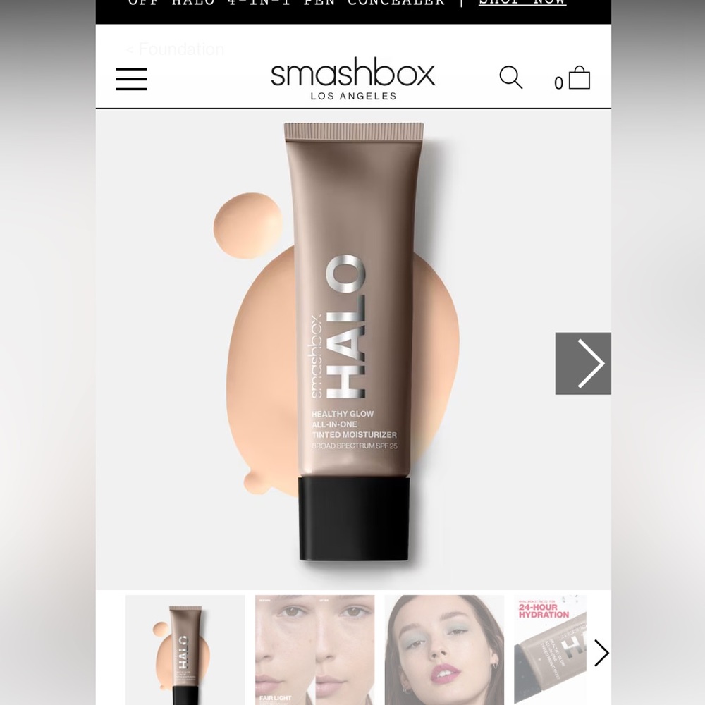 4 brand new Halo BB cream